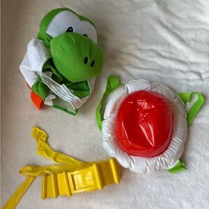 Yoshi head, shell and belt